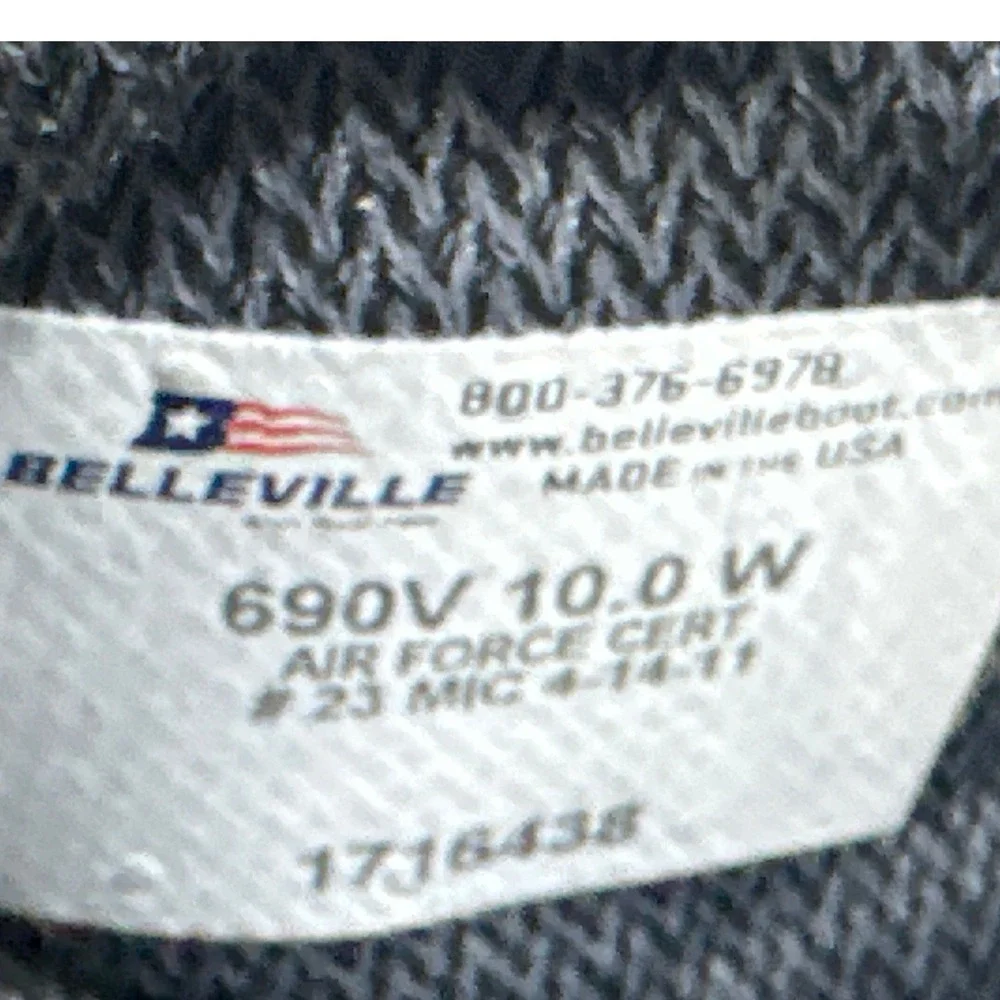 Belleville 690V Gore Tex Military Boots Men's 10.0 W Air Force Cert Vibram NWT'S